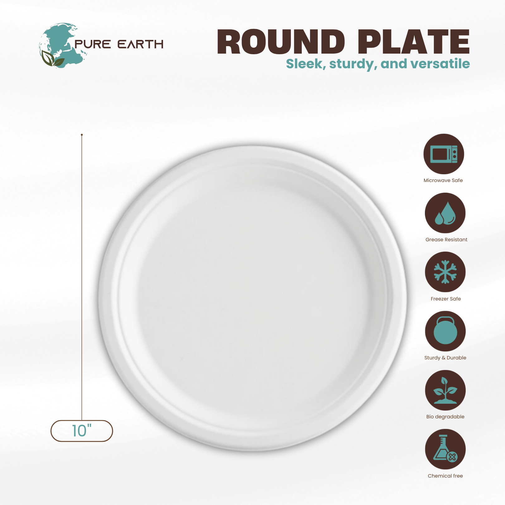 Round Plates - 10 Inch